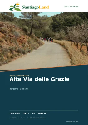 Copertina della guida Alta Via delle Grazie