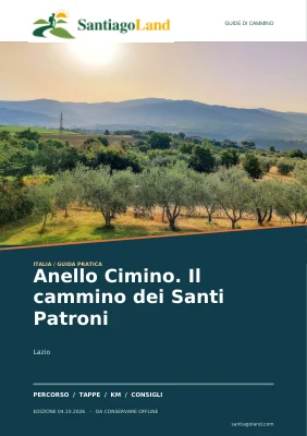 Copertina della guida Anello Cimino. Il cammino dei Santi Patroni