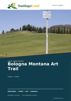Copertina della guida Bologna Montana Art Trail