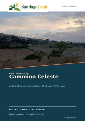Copertina della guida Cammino Celeste
