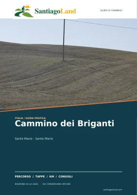 Copertina della guida Cammino dei Briganti