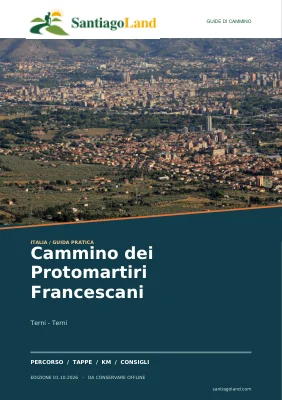 Copertina della guida Cammino dei Protomartiri Francescani