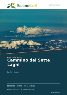 Copertina della guida Cammino dei Sette Laghi