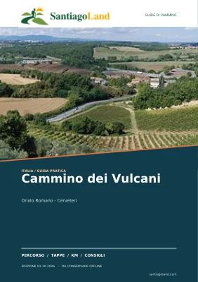 Copertina della guida Cammino dei Vulcani