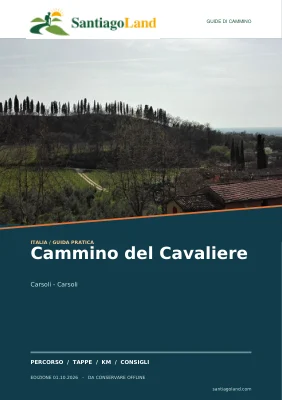 Copertina della guida Cammino del Cavaliere
