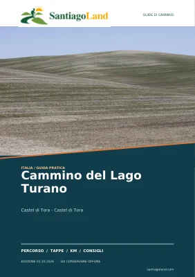 Copertina della guida Cammino del Lago Turano