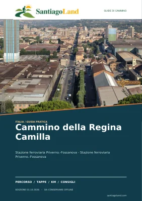 Copertina della guida Cammino della Regina Camilla