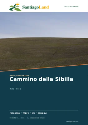 Copertina della guida Cammino della Sibilla