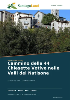 Copertina della guida Cammino delle 44 Chiesette Votive nelle Valli del Natisone