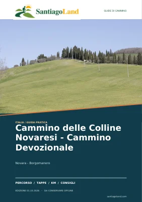 Copertina della guida Cammino delle Colline Novaresi - Cammino Devozionale