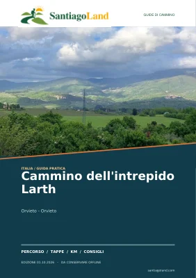 Copertina della guida Cammino dell'intrepido Larth