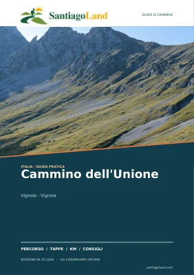 Copertina della guida Cammino dell'Unione