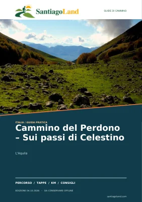 Copertina della guida Cammino del Perdono – Sui passi di Celestino