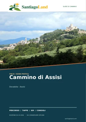 Copertina della guida Cammino di Assisi