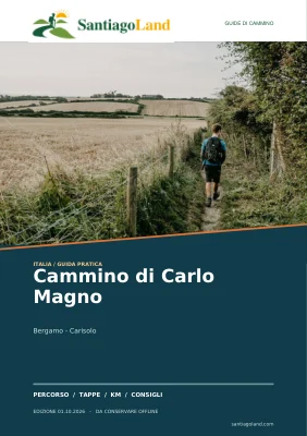 Copertina della guida Cammino di Carlo Magno
