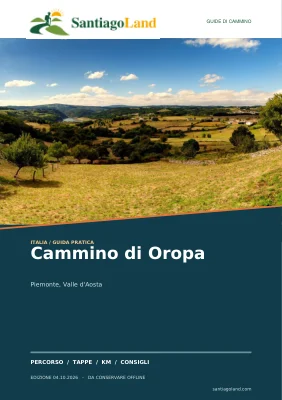 Copertina della guida Cammino di Oropa