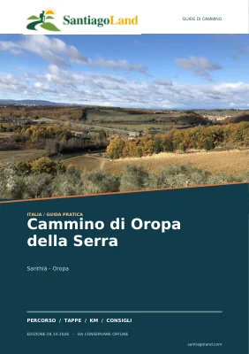 Copertina della guida Cammino di Oropa della Serra