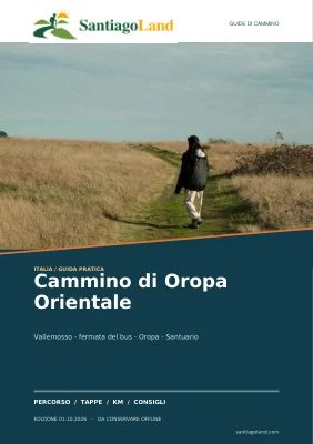 Copertina della guida Cammino di Oropa Orientale