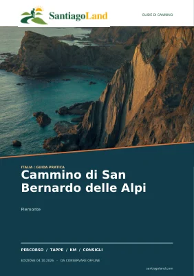 Copertina della guida Cammino di San Bernardo delle Alpi