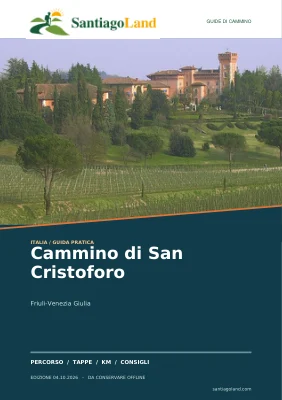 Copertina della guida Cammino di San Cristoforo