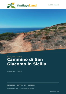 Copertina della guida Cammino di San Giacomo in Sicilia