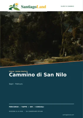 Copertina della guida Cammino di San Nilo