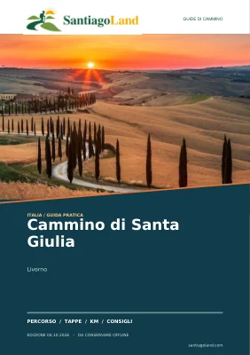 Copertina della guida Cammino di Santa Giulia