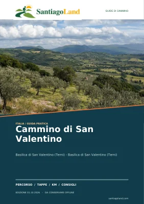 Copertina della guida Cammino di San Valentino