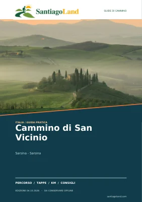 Copertina della guida Cammino di San Vicinio