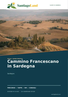Copertina della guida Cammino Francescano in Sardegna