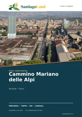 Copertina della guida Cammino Mariano delle Alpi