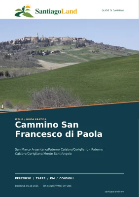Copertina della guida Cammino San Francesco di Paola