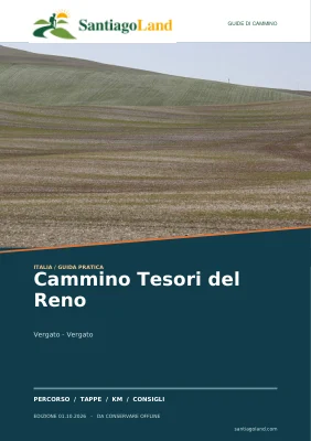 Copertina della guida Cammino Tesori del Reno
