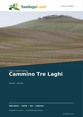 Copertina della guida Cammino Tre Laghi