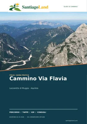 Copertina della guida Cammino Via Flavia