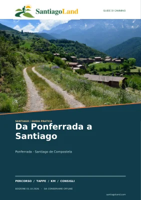 Copertina della guida Da Ponferrada a Santiago