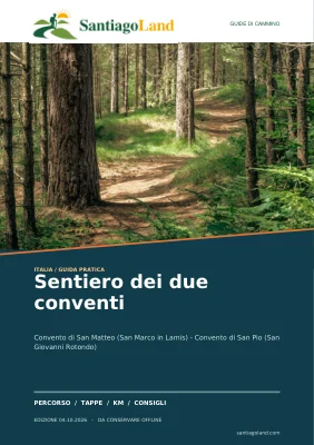 Copertina della guida Sentiero dei due conventi