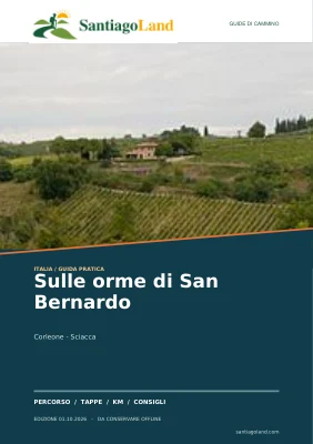 Copertina della guida Sulle orme di San Bernardo