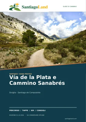 Copertina della guida VĂa de la Plata e Cammino SanabrĂ©s