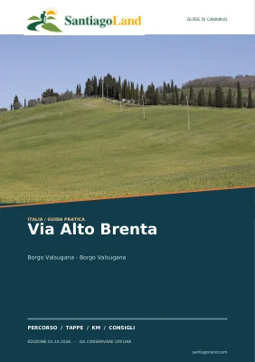 Copertina della guida Via Alto Brenta