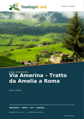 Copertina della guida Via Amerina – Tratto da Amelia a Roma
