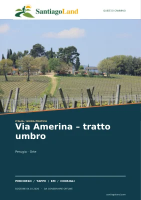Copertina della guida Via Amerina – tratto umbro