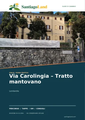 Copertina della guida Via Carolingia – Tratto mantovano