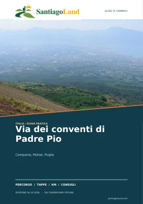 Copertina della guida Via dei conventi di Padre Pio