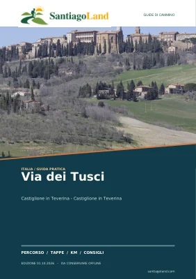 Copertina della guida Via dei Tusci