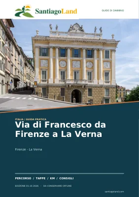 Copertina della guida Via di Francesco da Firenze a La Verna