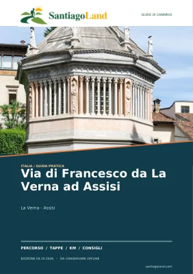 Copertina della guida Via di Francesco da La Verna ad Assisi