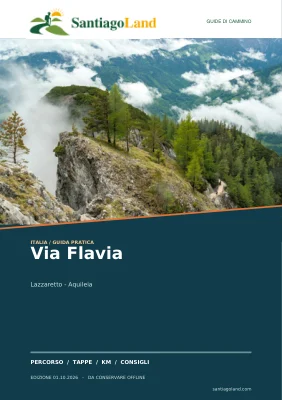 Copertina della guida Via Flavia