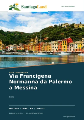 Copertina della guida Via Francigena Normanna da Palermo a Messina