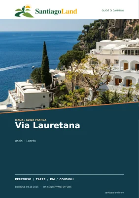 Copertina della guida Via Lauretana